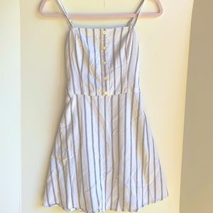 Stripes dress from hollister🤍🤎